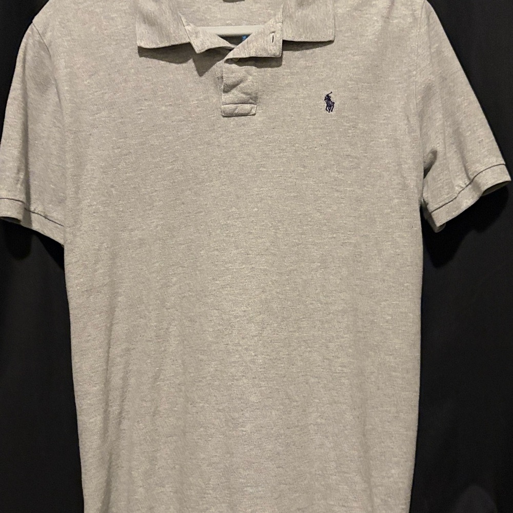 Polo by Ralph Lauren Light Gray Men's Polo Shirt